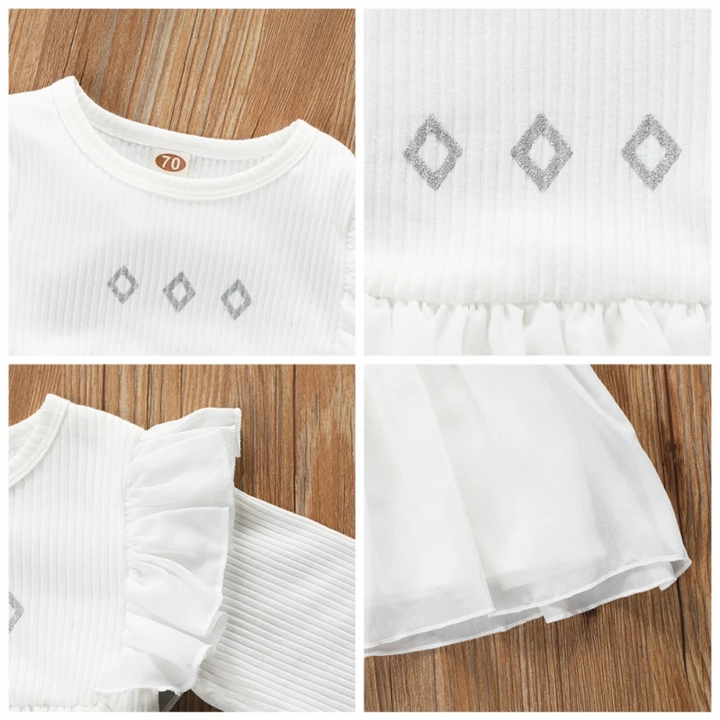 

New Baby Girls Dress With Hat Princess Lace Ruffles lovely infant baby dresses for girl autumn mesh warm cozy clothes
