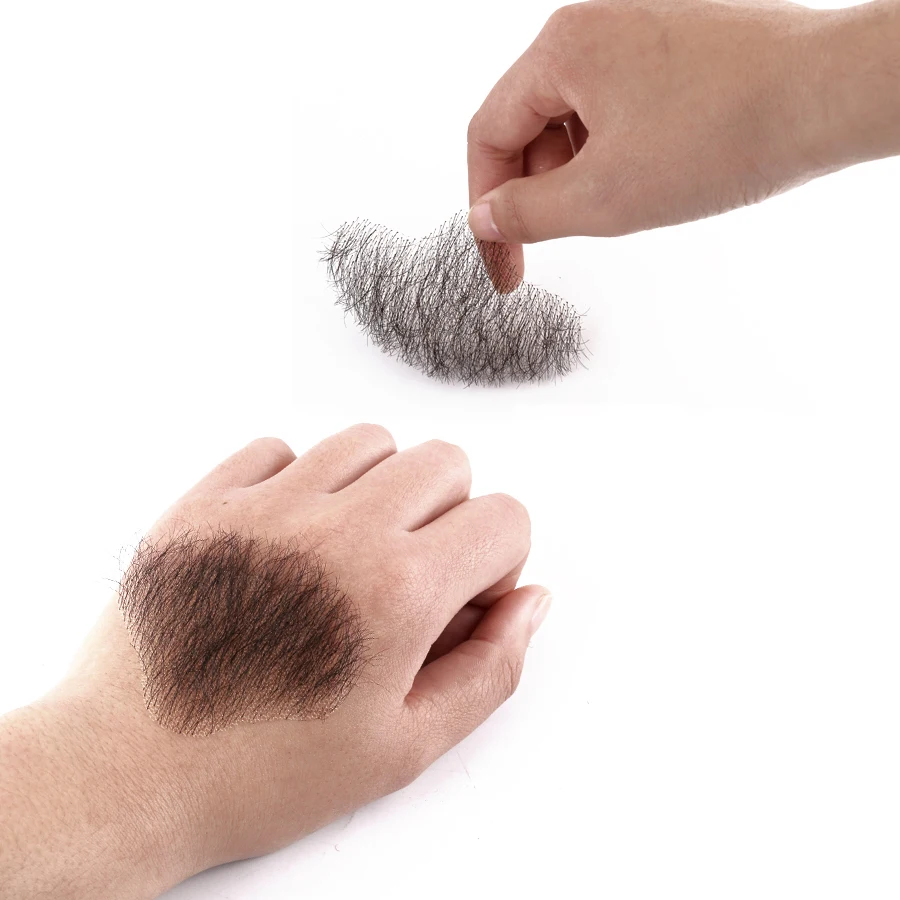 Алилидер 5 стилей кружевных бород для мужчин фальшивая борода мужчины усы макияж для кино и телевидения 100% натуральные волосы ручной работы.