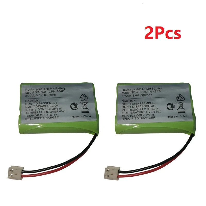 3,6 В 800 мАч NiMH аккумуляторная батарея для Motorola SD-7501 V-Tech 89-1323-00-00 AT& T Lucent 27910 CPH-464D беспроводной домашний телефон - Цвет: Черный