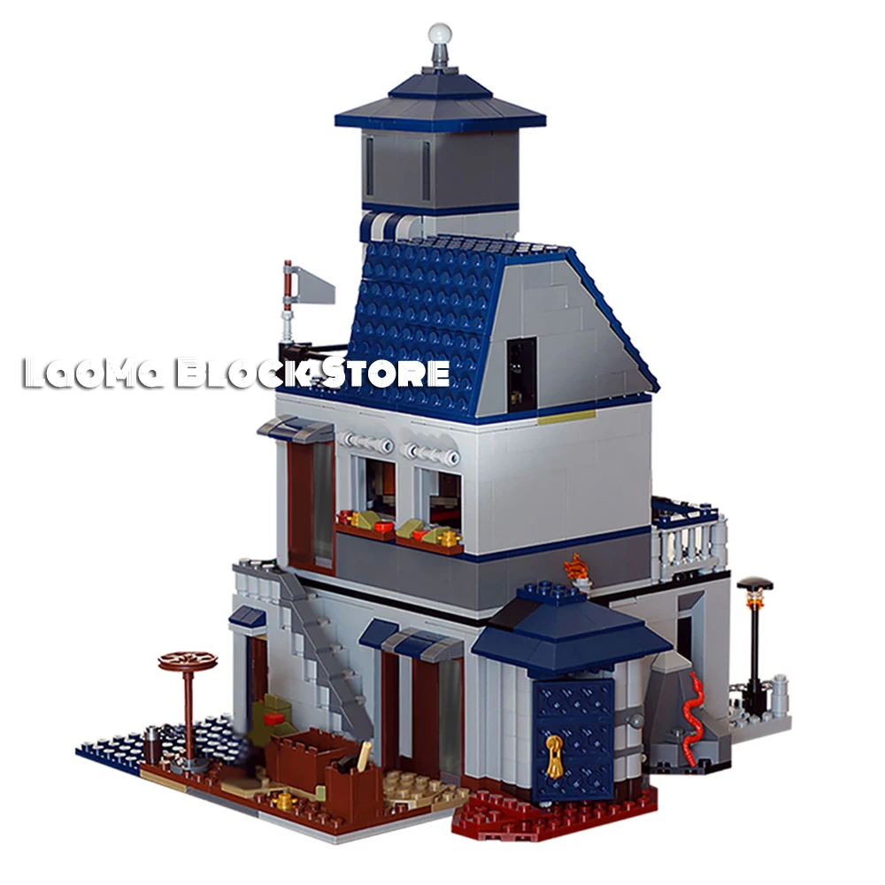 

MOC Architecture Secret Hideout MOC-22749 Building Blocks Bricks Toy Compatible MOC Series Toys For Children Kids Gifts
