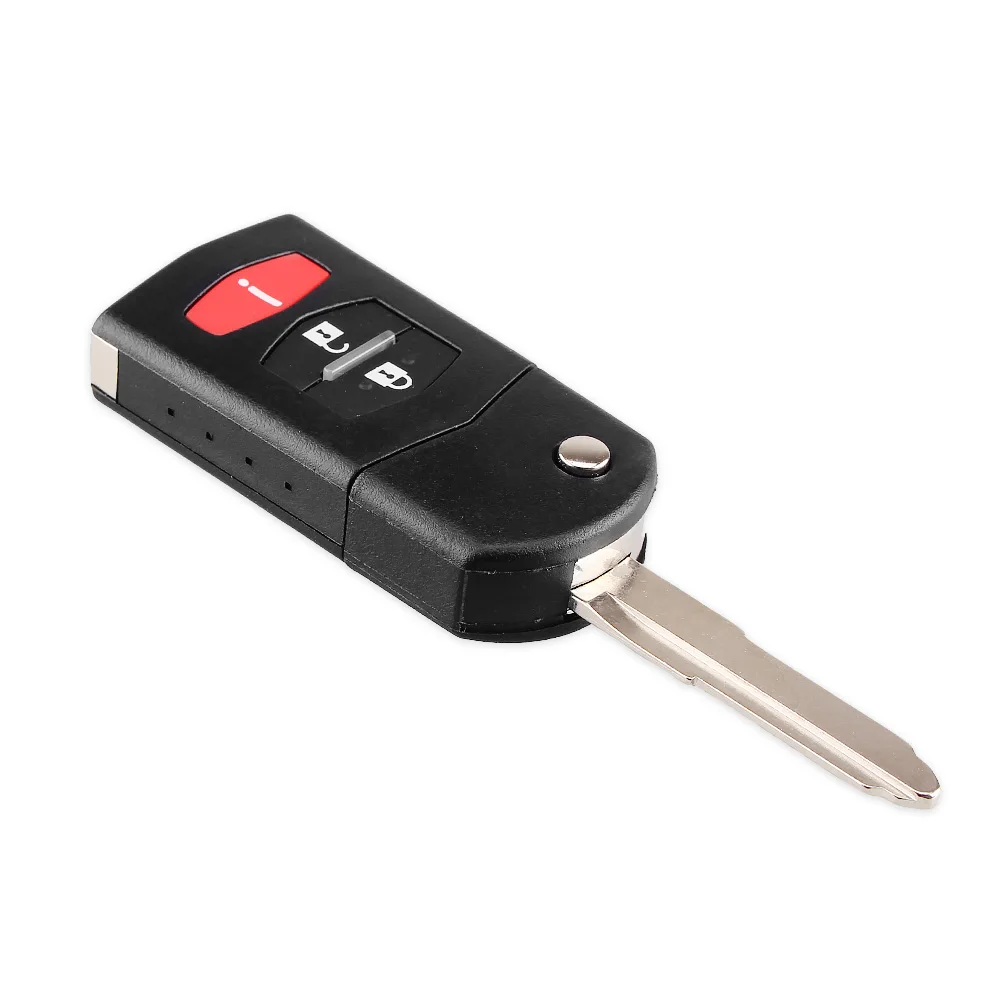 Складной чехол KEYYOU для автомобильного ключа-пульта с 3 кнопками 2 + 1 Mazda 5 6 CX5 CX7 CX9 RX8