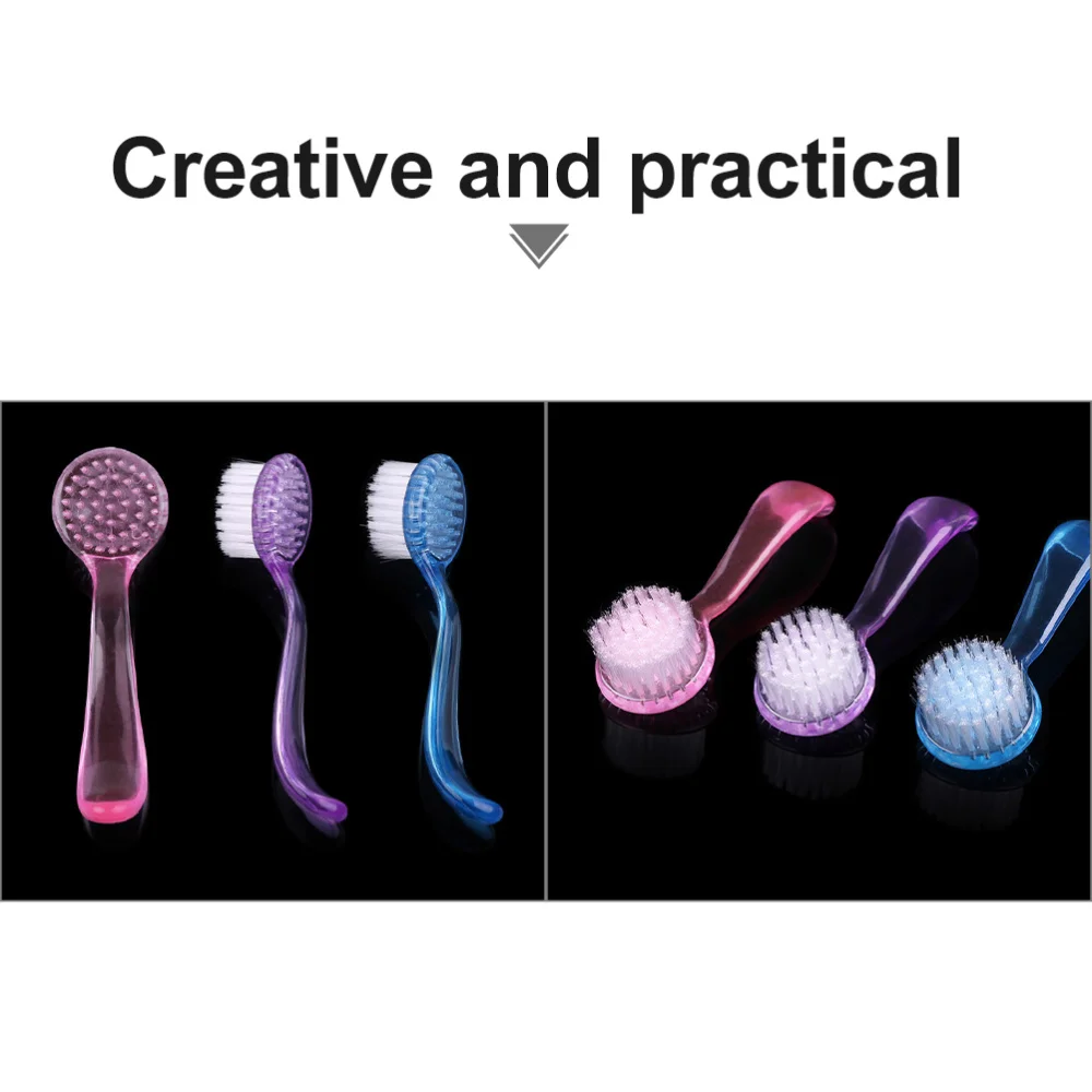 

10Pcs Round Shape Brush Cleaners Facial Cleansing Brushes Cleansing Brushes