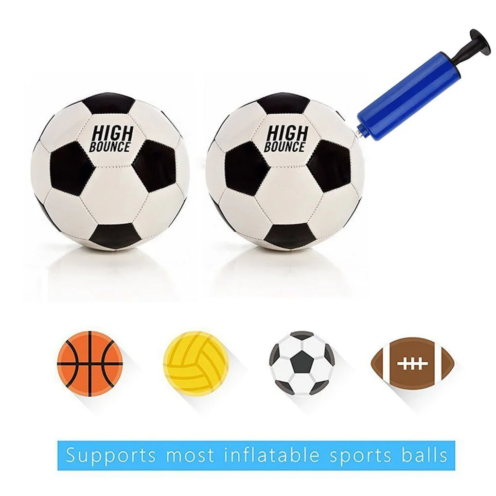 

10pcs Flexible Hose Volleyball Football Basketball With Needle Hand Air Pump 8inch Durable Balloon Ball Inflator Portable