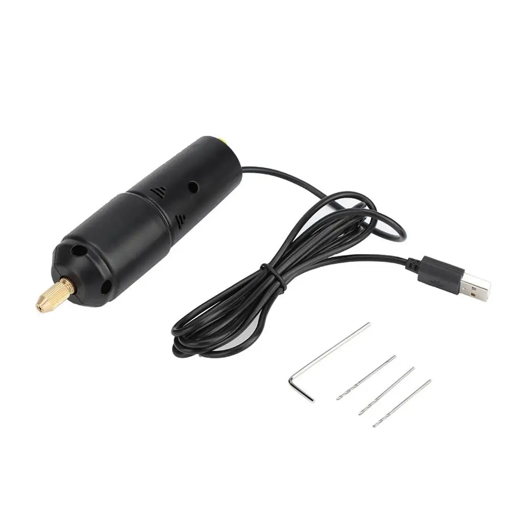 WALFRONT портативные мини маленькие электрические дрели ручная микро USB дрель с 3