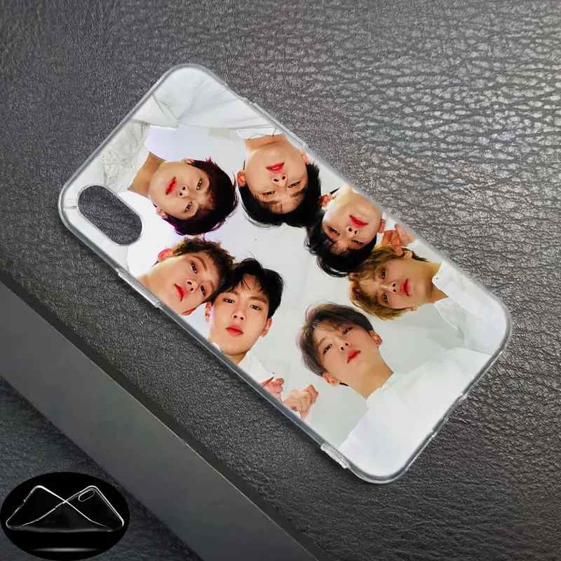 Роскошный мягкий силиконовый чехол для телефона Monsta X KPOP Boy Apple iPhone 11 Pro XS Max XR 6 6S 7 8