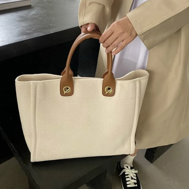 

New Bag 2020 Handbag Canvas Shoulder Bag Tot Bag High Capacityins Wild Women Bag Handbags Luxury Designer Bags for Women
