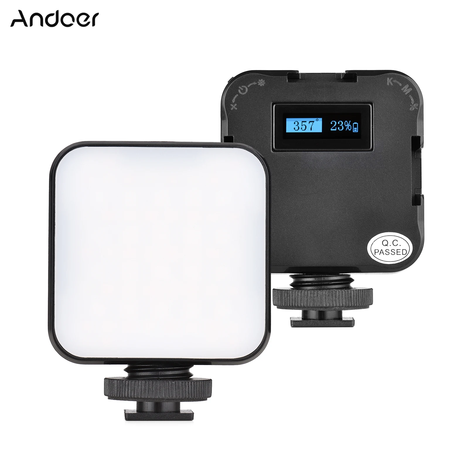

Andoer ST60RGB Mini RGB Video Light Portable Lightweight Photography Light Bi-Color Temperature 2500K-9000K Stepless Dimmable