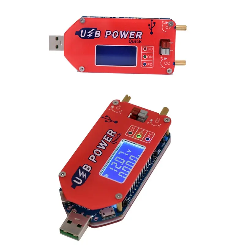 DC Регулируемый USB модуль питания Повышающий Модуль 15 Вт QC 2 0 3 FCP Быстрая зарядка # |