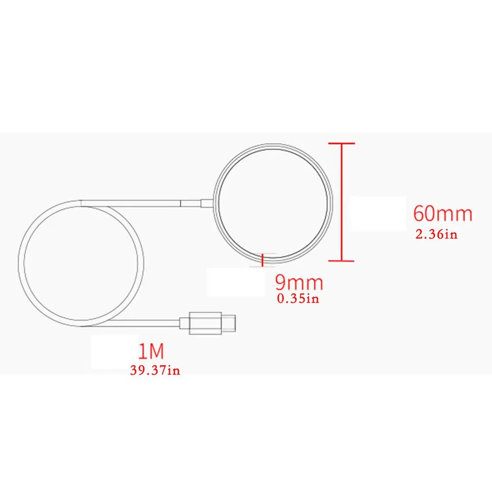 

15W Magnet Wireless Charger For IPhone12 Mini Wireless Magnetic Charger For IOS Android Phone Accessories