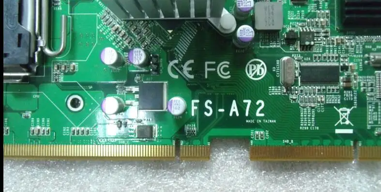100% OK оригинальная Встроенная плата IPC FS A72 полноразмерная cpu карта ISA промышленный