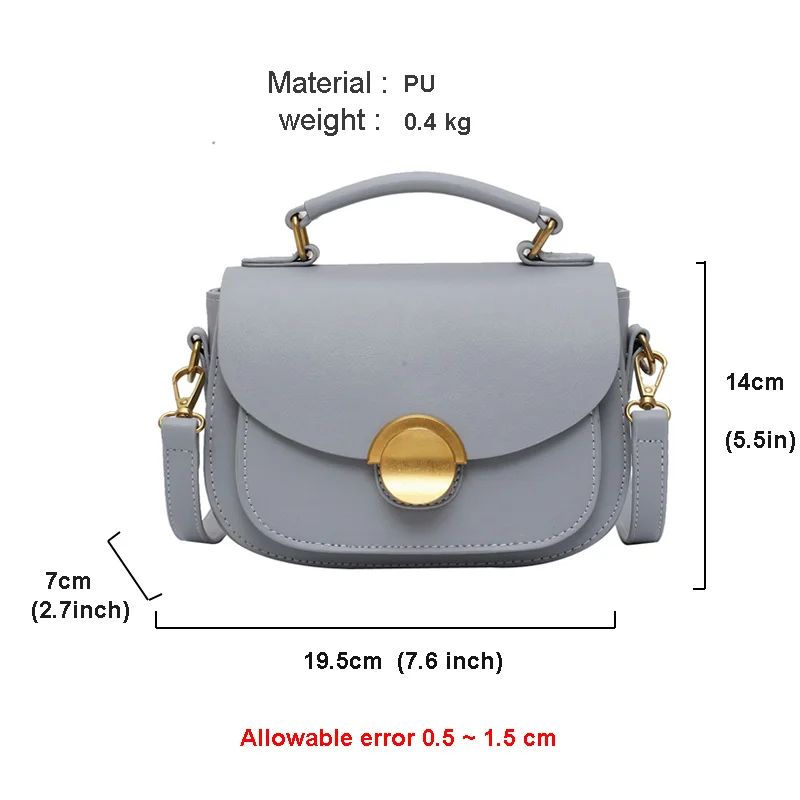 

Female Bag Tide Simple Wild White Solid Color Women Shoulder Bag Designer Brand Small Leisure Lady Crossbody Bag Purse Bolsos