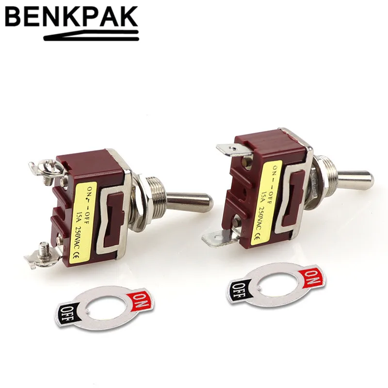 Кратковременный переключатель 12 мм пружинный возврат 2 pin|on-off switch|on-off toggle switch |