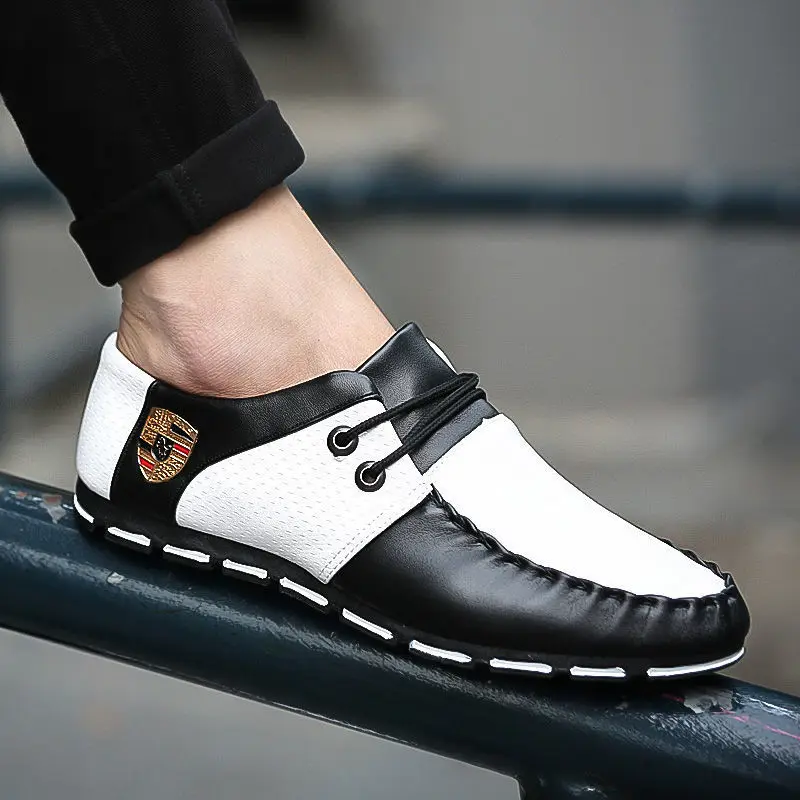 

Free Shipping Men Loafers Men Leather Casual Shoes High Quality Adult Moccasins Men Driving Shoes Male Footwear Unisex Sports