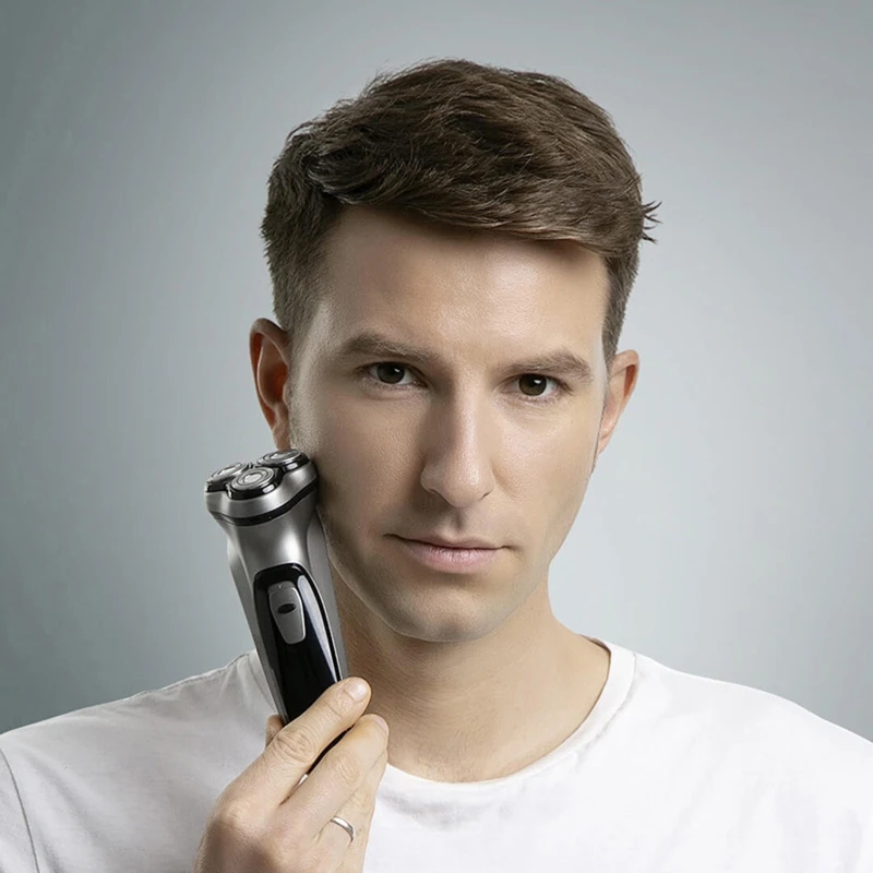 

Electric Shaver Waterproof 3D Rotary Razor Washable USB Type-C Rechargeable Beard Trimmer for Men Dad Boyfriend Husband