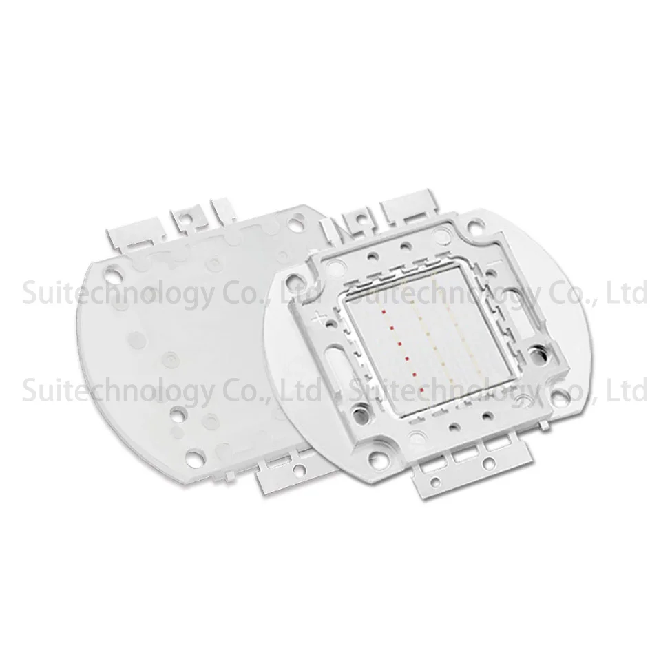 20 Вт светодиодный RGB COB высокомощный светильник с шариками цветной красный