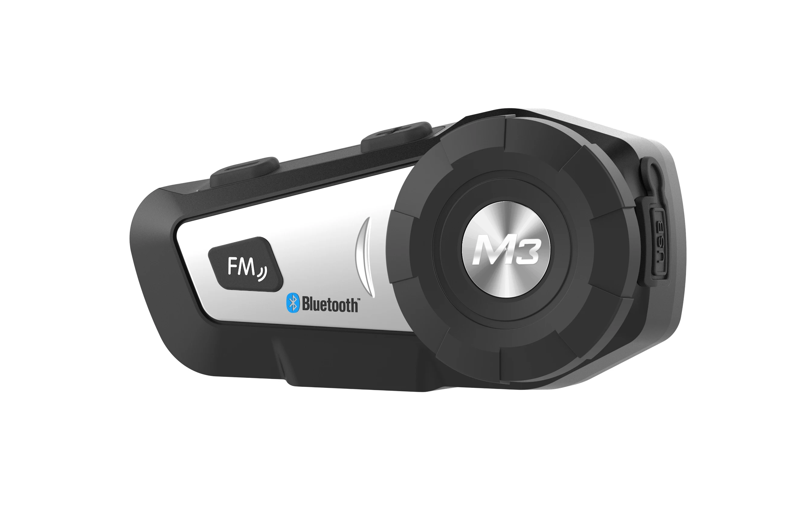 Мотошлем с беспроводной гарнитурой Mornystar M3 plus Bluetooth Interphone, интеркомом, радио FM и мягким наушником для полного лица.