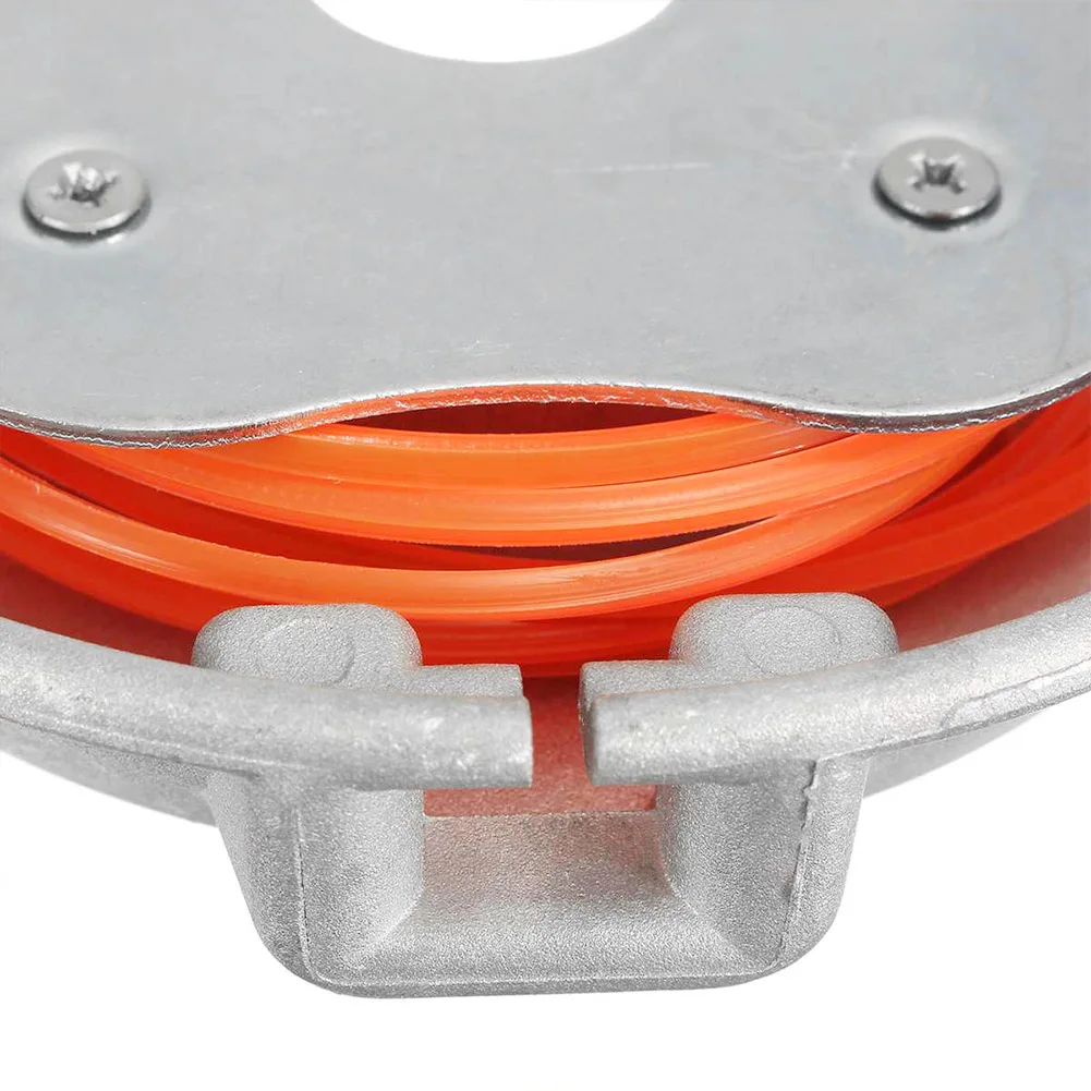 

25.4mm Bore Brush Cutter Tool Strimmer Head Replacement Accessories Aluminium Alloy Durable Universal Home Easy Install