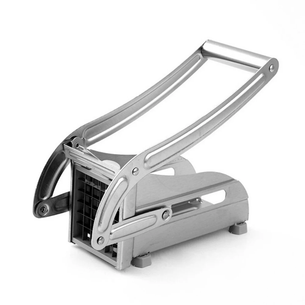 

Potato Cutter Stainless Steel Manual Potato Strip Cutter Machine French Fries Cutter Potato Maker Tools Meat Carrot Chopper
