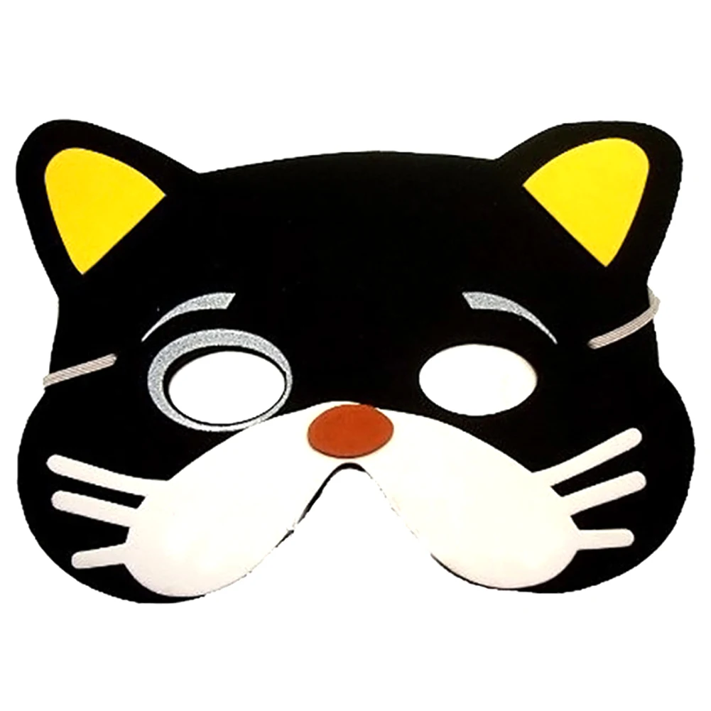 6 шт. ассорти EVA пены животных маски для детей день рождения сувениры платье