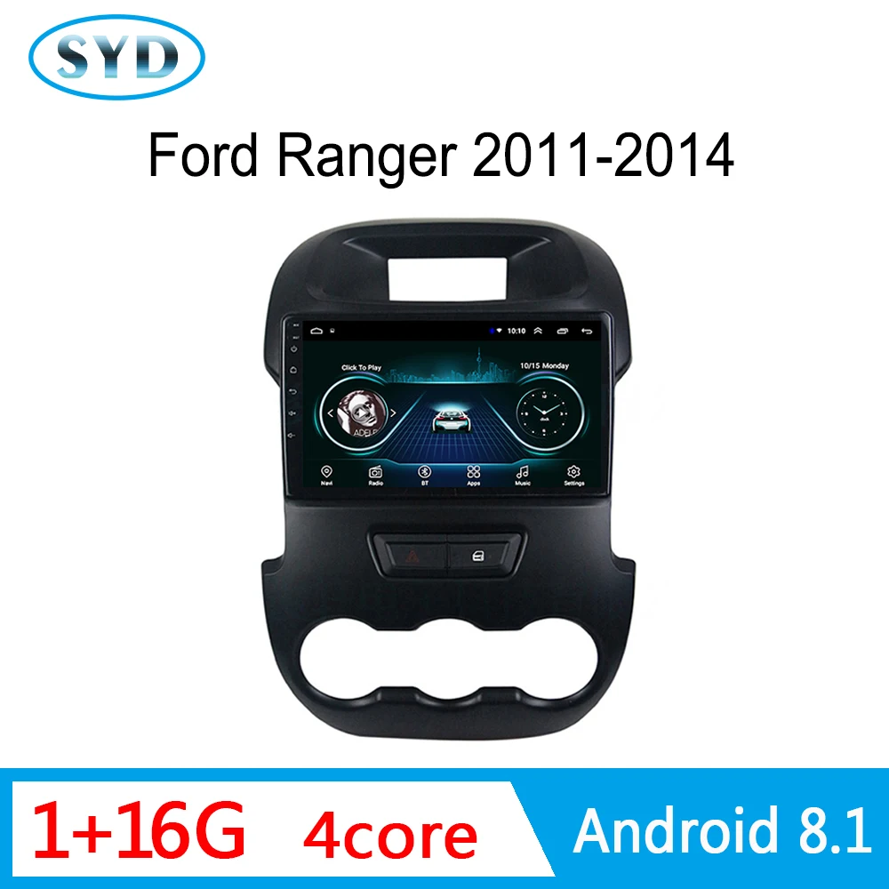 Автомобильный Радио для Ford Ranger 2011 2012 2013 2014 Android8.1 центральный видео DVD плеер GPS