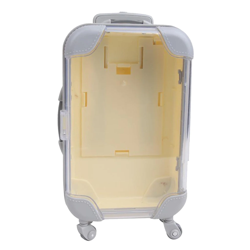 

2Pcs Fashion Doll Suitcase Travel 3D Trunk Fit for 43cm American Doll Gift