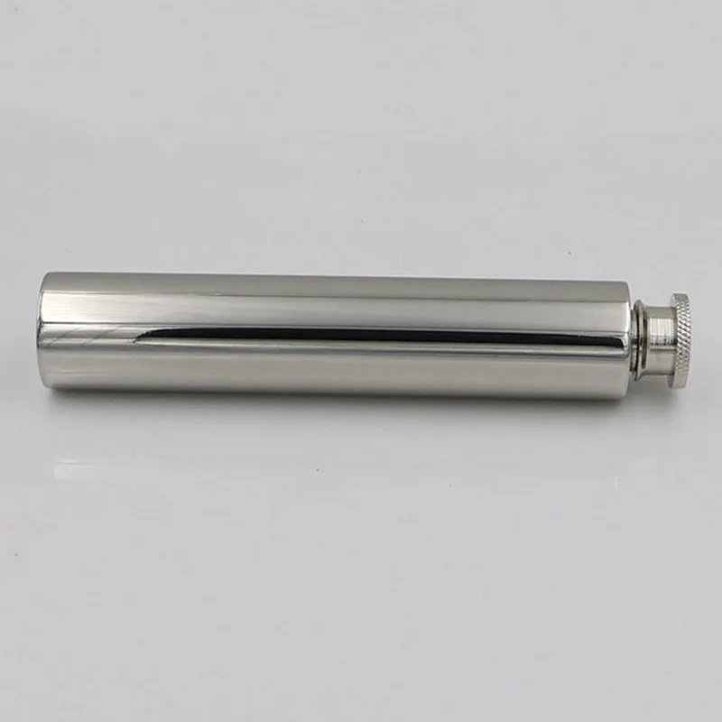 

New Portable Stainless Steel 2 OZ Mini Hip Flask with Wine Funnel Mirror Polished Whiskey Flask Flat Bottom Tube Alcohol Bottle