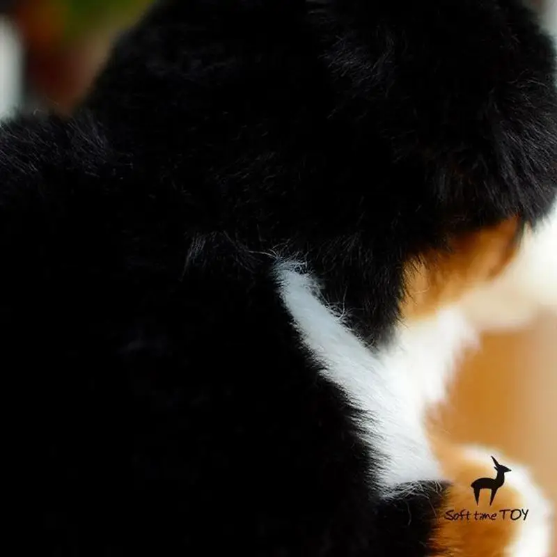 Soft Dogs Model Children's Birthday Gifts Real life Plush Bernese Mountain Doll Toy Present Shop | Игрушки и хобби