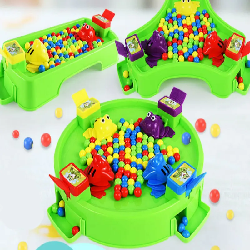 Feeding Little Pearl Frog Eating Beans Playing Brain Games Parent-Child Toys For Children Having Fun Toy | Игрушки и хобби