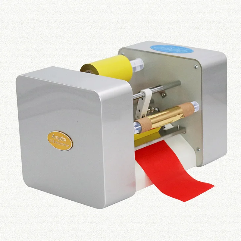 

Stain Ribbon Printer Machine for Florist Good Price Portable Digital Ribbon Hot Foil Printing Machine with 104mm Print Width