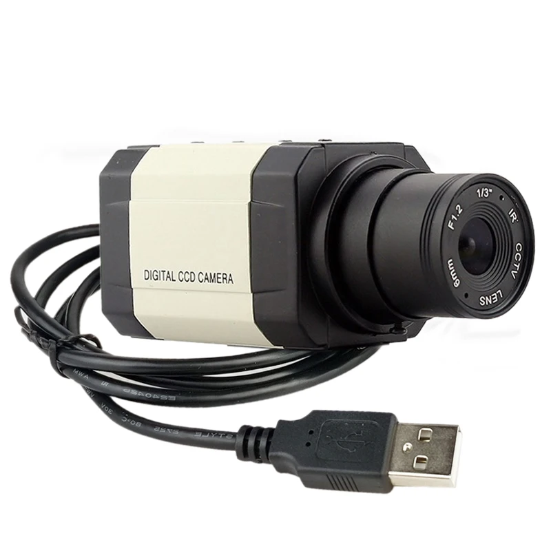 720P USB коробка для мини-камеры 1MP ПК веб-камера USB2.0 UVC Plug &amp Play с 5-50 мм 2 8-12 ручной