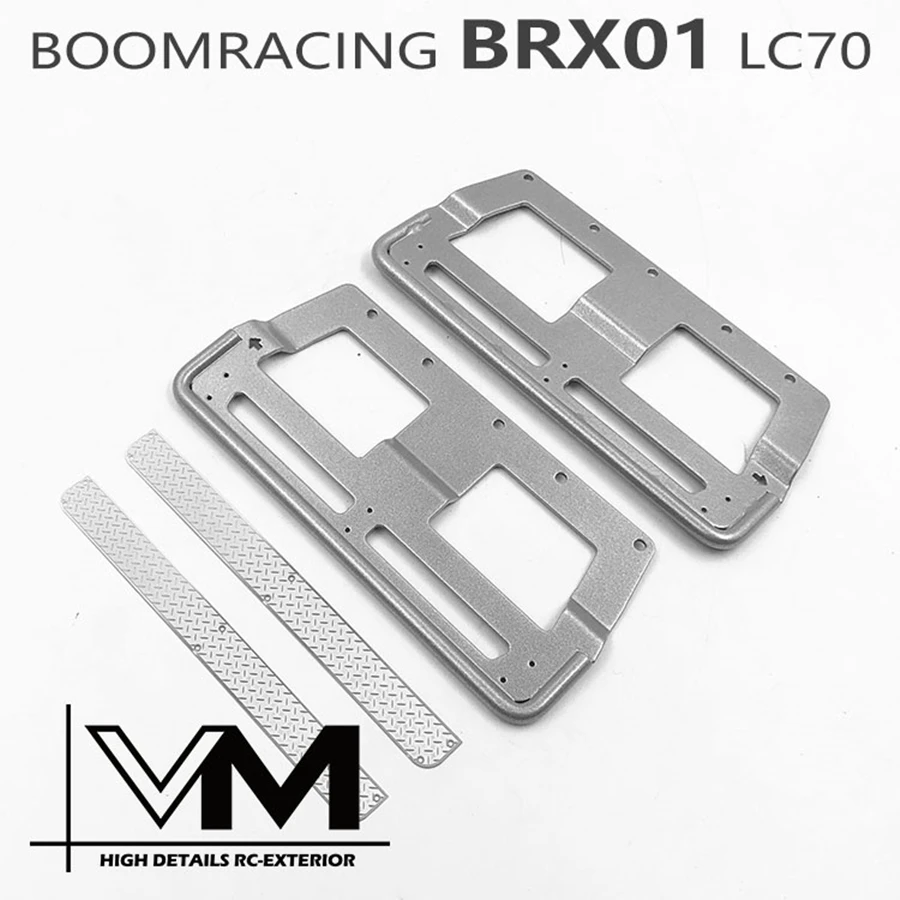 

Rc Cars ARB Metal Side Pedal For 1/10 Scale Remote Control Toy Model Boomracing BRX01 Chassis Match Killerbody LC70 Body