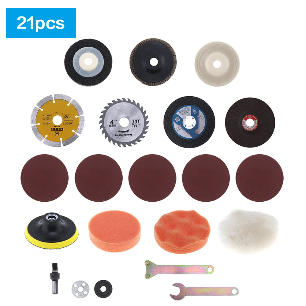 Набор конверсионные аксессуары для электродрели 4-21 шт. шлифовки дерева и металла