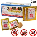 Эффективный порошок для уничтожения тараканов, 10 шт., приманка, специальный инсектицид, жук, лекарство, насекомые, отказ от вредителей