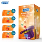 Подлинная Durex большой Размеры 56 мм презервативы для мужчин 18 шт. Magibox смешанные 4 стиль натуральный латекс высокое качество секс игрушки
