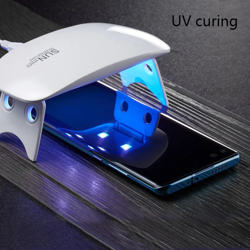 UV Liquid Full Glue Tempered Glass For Huawei P40 P30 P20 Mate 30 20 Pro lite For Huawei Honor 30 P40 Pro Plus screen protector