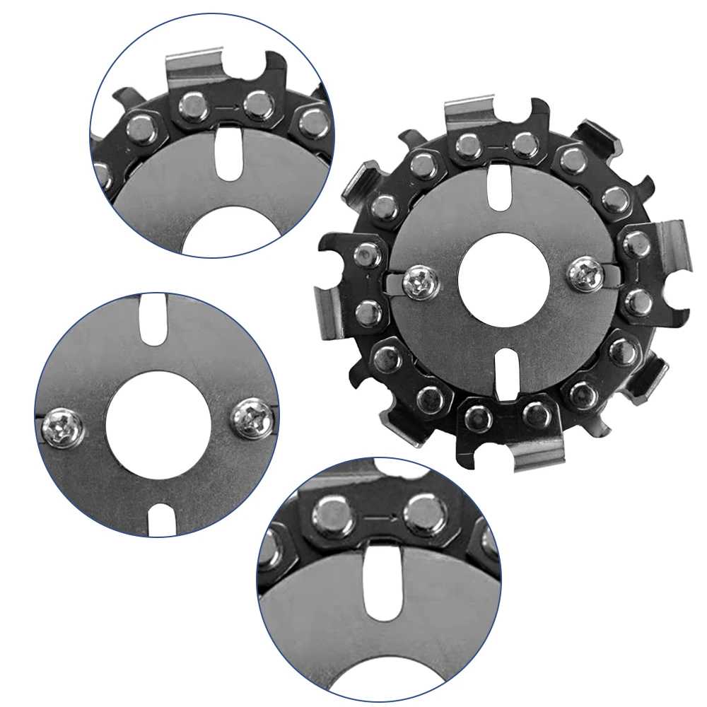 

2.5 Inch 8 Tooth Grinding Chain Plate Wood Carving Disc For Grinder Power Tool Accessories Grinder Saw Disc