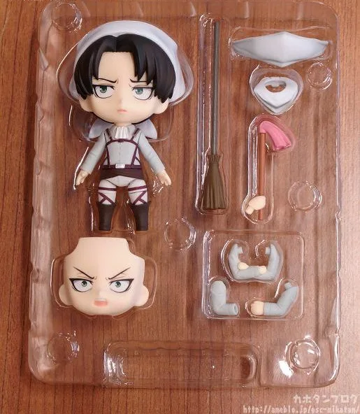 Levi Cleaning Ver Attack On Titan PVC Action Figure Model Collection Toy | Figures