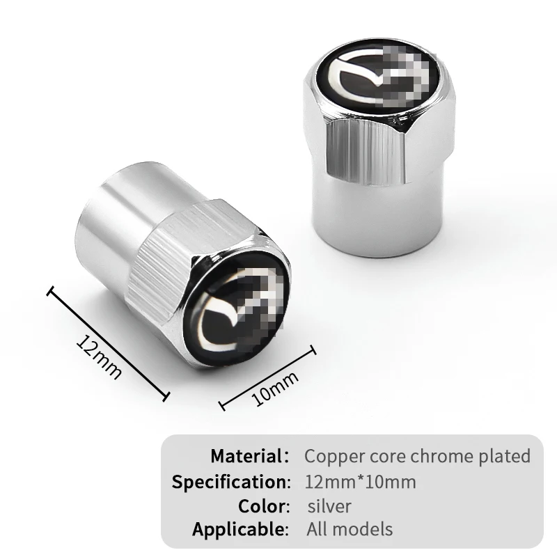 

Tire cover valve auto parts creative high quality mouth cap for Mazda-2 3 6 MX-5 MX-30 CX-3 CX-8 CX-9 ATENZA Millenia