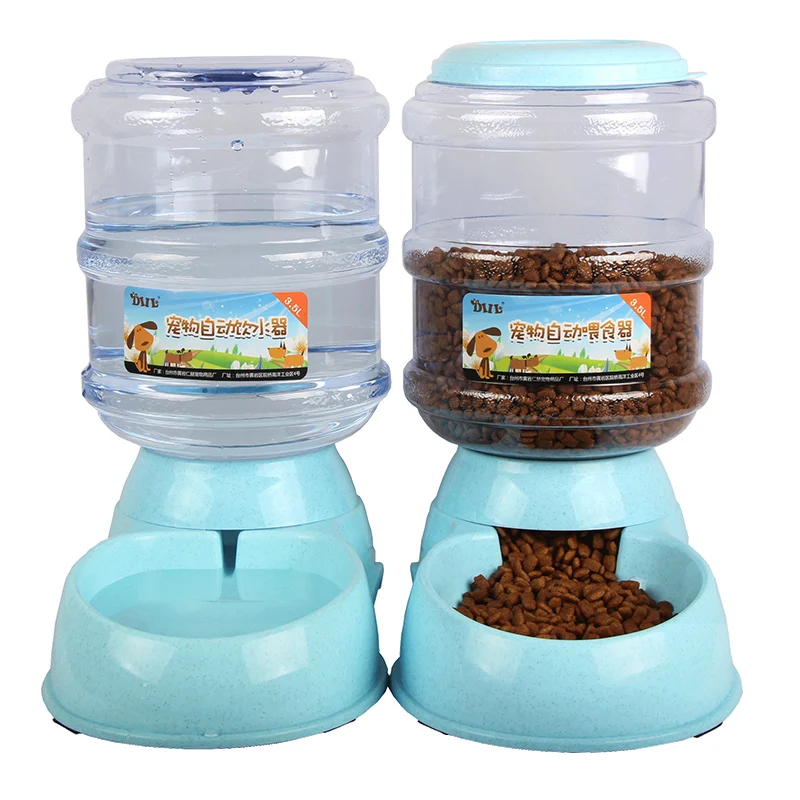 

Dog Food Container Bowls Pets Feeder Large Cat Drinking Fountain Automatic Dog Feeder Miski Dla Psa Pet Food Supplies KK60WS