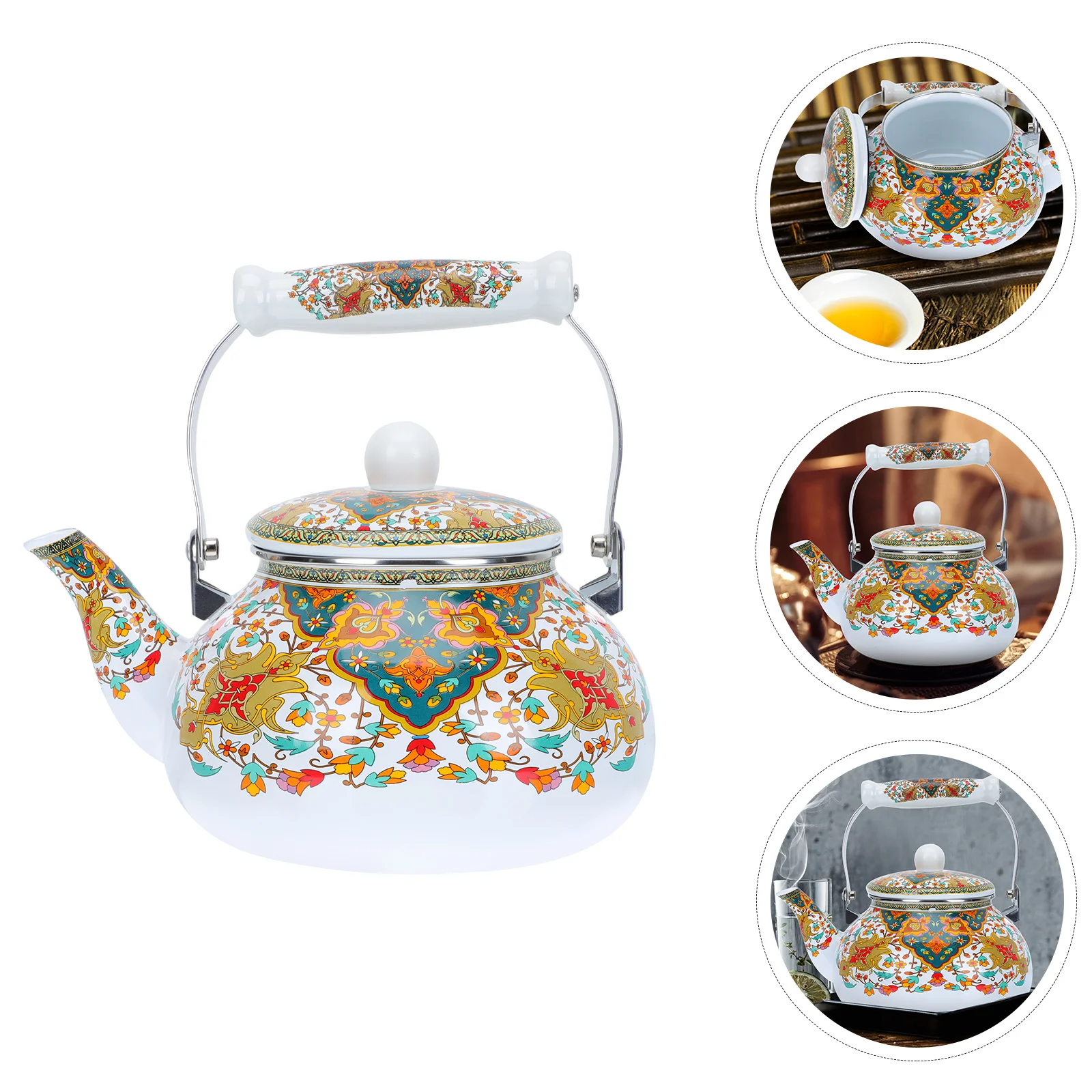 

1pc Premium Teapot Household Tea Serving Pot Tea House Restaurant Teapot