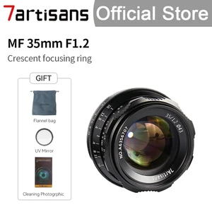 Объектив 7artisans 7artisans 35 мм F1.2 MF Prime APS-C для Sony EEOS-MNikon Z Fuji XFM43 A6500 A6300 X-S10 M50 E-M10III GX9 G9