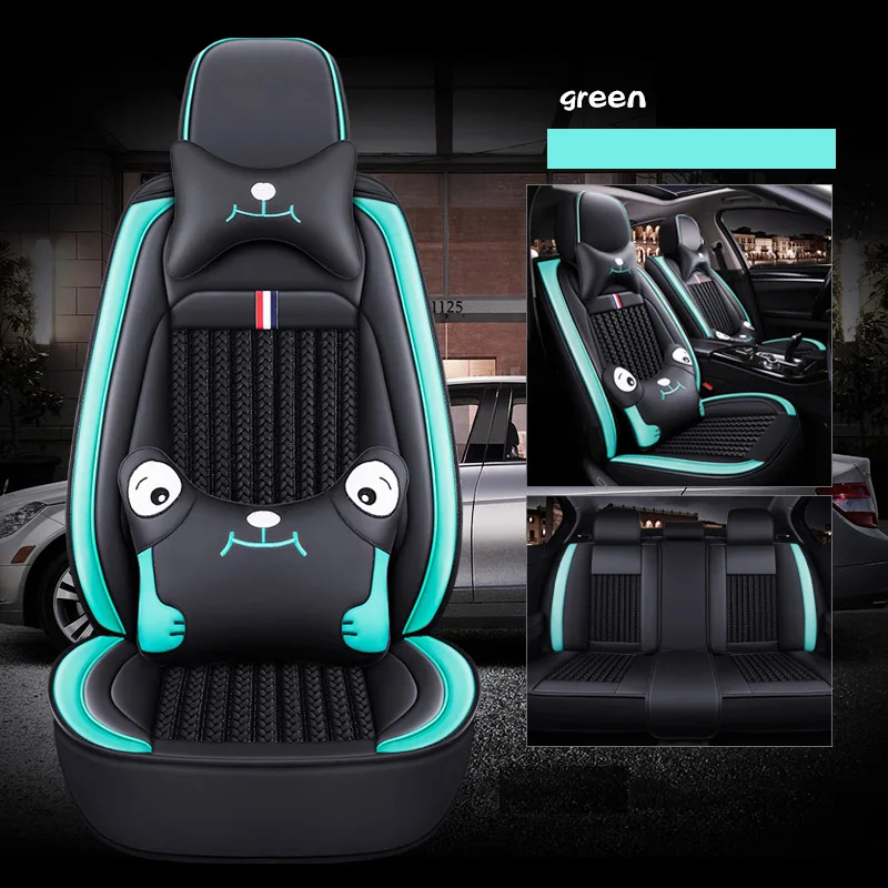 car believe leather car seat cover For chevrolet captiva tahoe cruze 2012 colorado spark 2011 aveo t250 accessories seat covers - Color Name: Color 6
