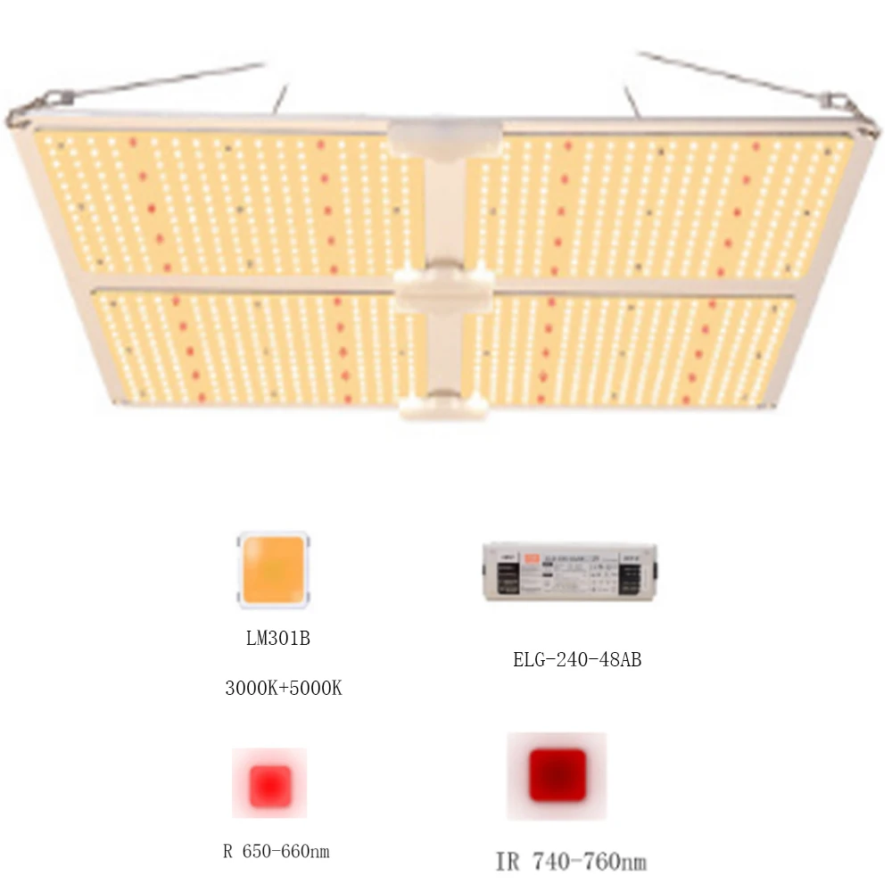 

120W 240W 450W Quantum Full Spectrum Grow Light Board Dimmable Grow lamp LM301B SK 3000K 5000K 660nm 760nm MeanWell Driver