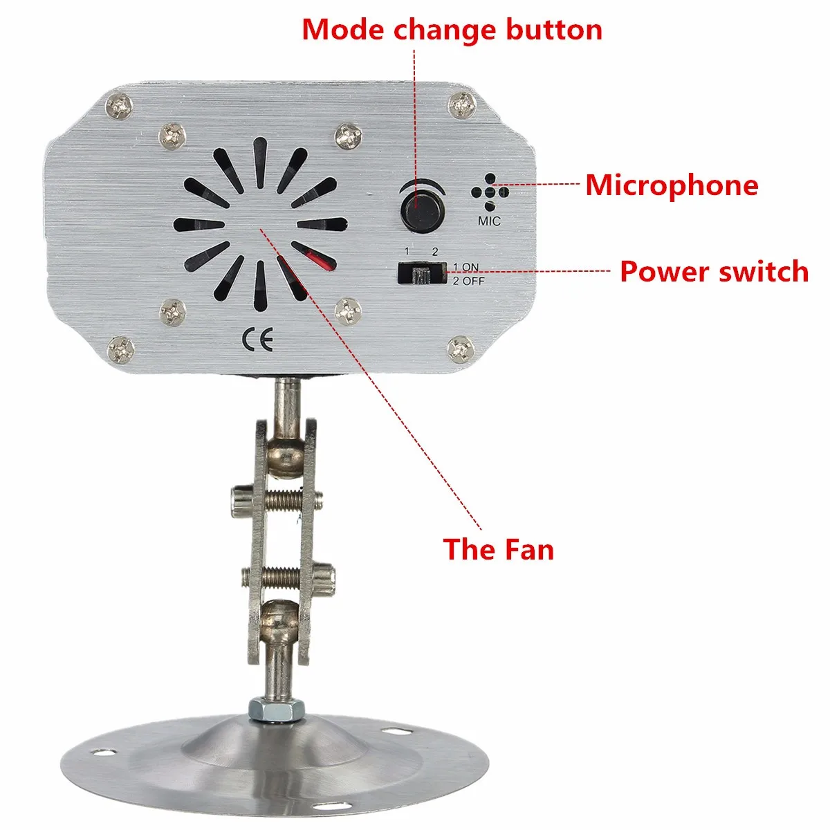

Mini Voice Control Music Flash Light LED Laser Projector Stage DJ Light Disco LED Light Club Party Lights Pattern Effect