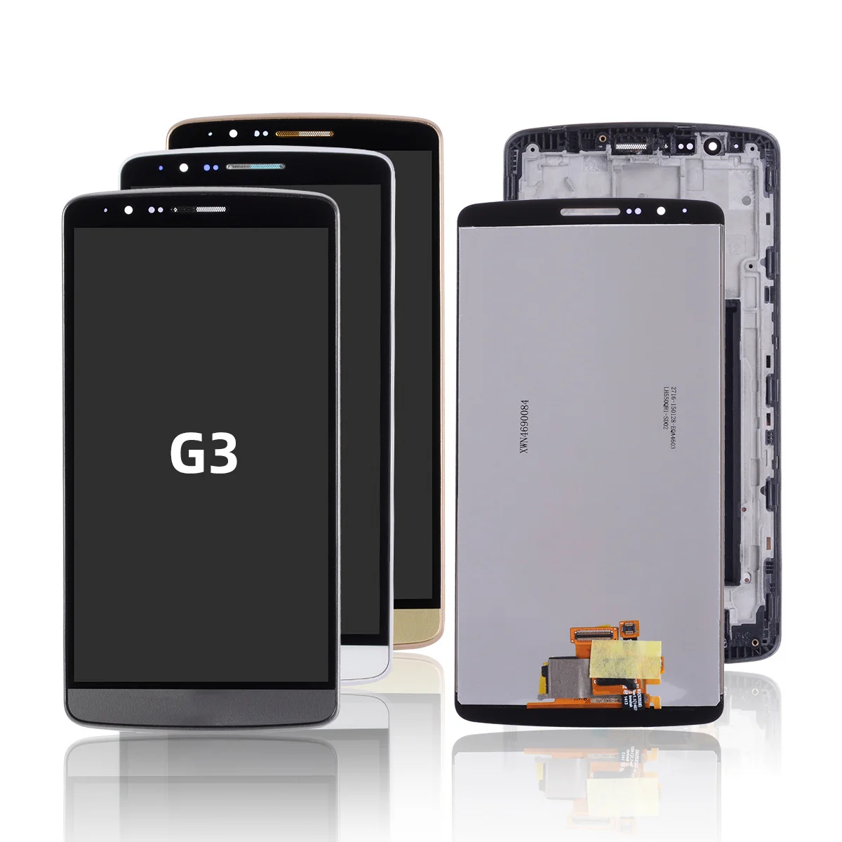 Для LG G3 lcd D850 D851 D855 ЖК дисплей с кодирующий преобразователь сенсорного экрана в