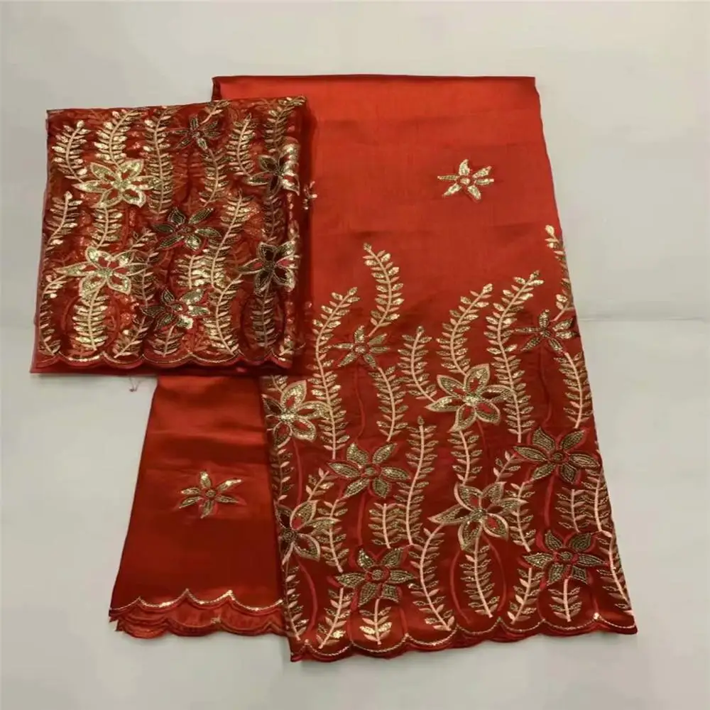 Африканский Джордж кружевная ткань с блузка индийский лимон зеленый французский