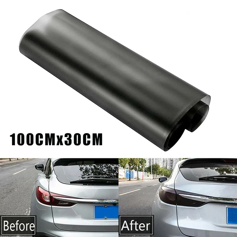 

Fog Lights Wrap Headlights Car Light Smoke Black Tail Lights Tint Film 30cm X 100cm Accessories