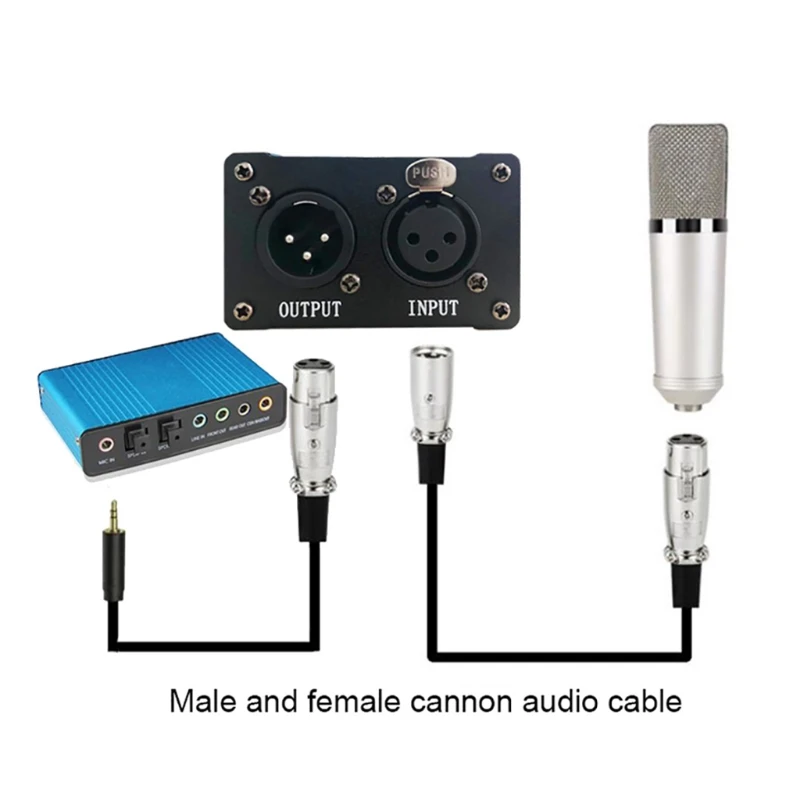 

Multi-purpose Condenser Microphone GAZ-PS02 Professional 48V Phantom Power for Stereo USB Sound Card