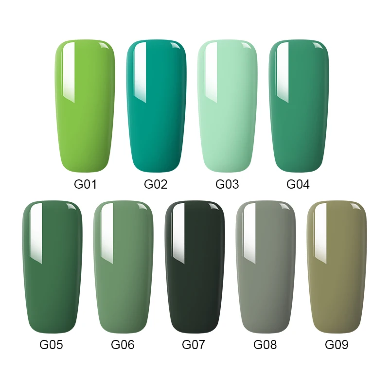 MAD DOLL зеленый синий Гель лак для ногтей 8 мл отмачиваемый УФ дизайна светодиодной