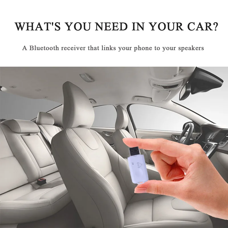 Миниатюрный Bluetooth-ресивер беспроводной автомобильный комплект громкой связи